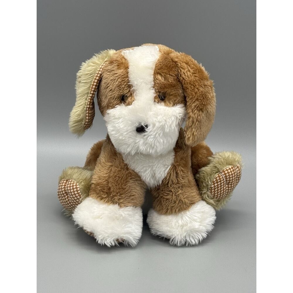 Vintage Avon St. Bernard Puppy Dog Plush Stuffed 10" Stuffed Animal No Tag